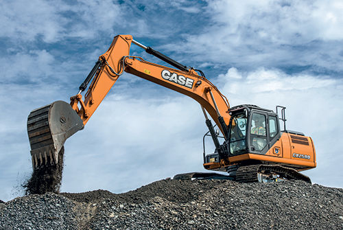 Escavadeira de médio porte - CX250D - Case Construction - de esteiras / para obras / a diesel