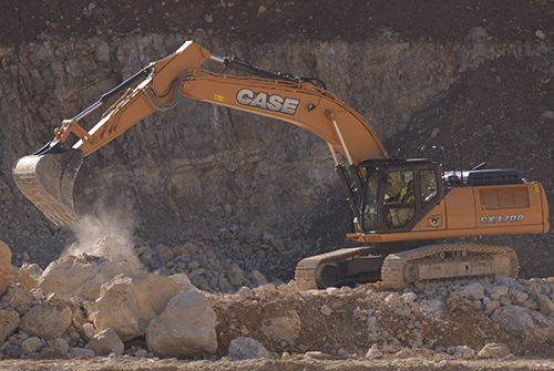 Escavadeira de esteiras - CX370D - Case Construction - para obras / a diesel / Tier 4