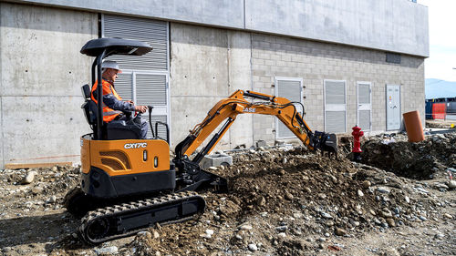 Miniescavadeira - CX17C - Case Construction - de esteiras / giratória / para obras