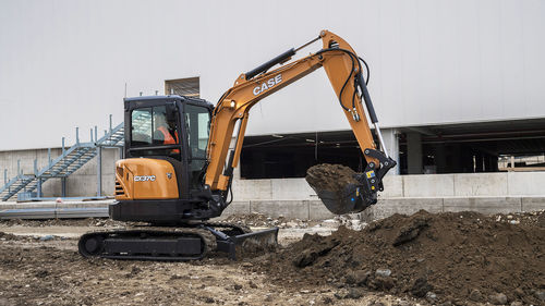 Miniescavadeira - CX37C - Case Construction - de esteiras / giratória / para obras