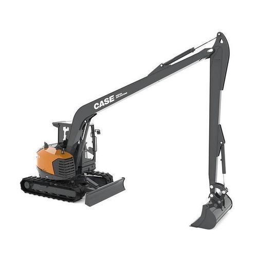 Escavadeira de médio porte - CX120E LR - Case Construction - de esteiras / de longo alcance / a diesel