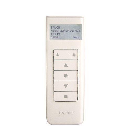 Controle remoto via rádio para sistema de automação residencial - DOMOSOFT® - FRANCIAFLEX - para simulação de presença / para veneziana