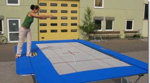 Trampolim de ginástica - TRAINING PLATFORM - Eurotramp Trampoline Kurt Hack GmbH - retangular / da linha comercial / para ambiente interno