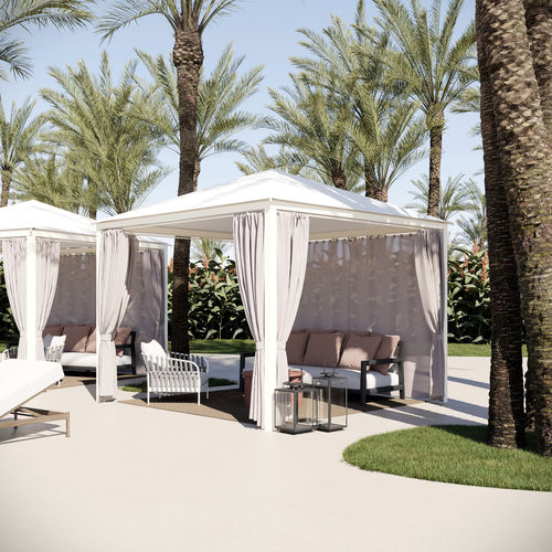 Gazebo em alumínio - SMART - UNOSIDER - com cobertura de lona / da linha comercial