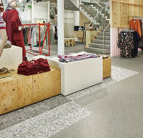 Revestimento de piso vinílico - ALLURA FLEX 1.0 FL1 - Forbo Flooring Systems - para ambiente interno / para sala de estar / para o setor terciário