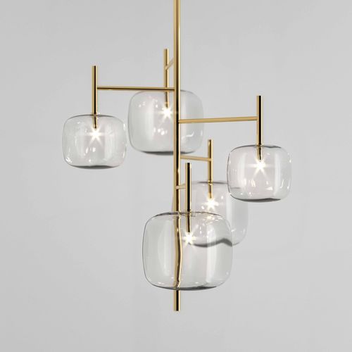 Pendente - HYPERION - TONELLI Design - metálica / em vidro soprado / contemporânea