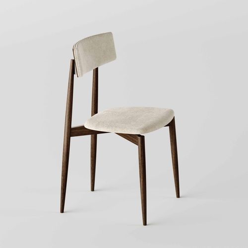 Cadeira contemporânea - AW - TONELLI Design - para ambiente interno / em tecido / em carvalho