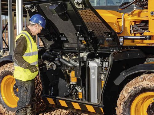 Escavadeira de rodas - HYDRADIG 110W - JCB Deutschland GmbH - de movimentação