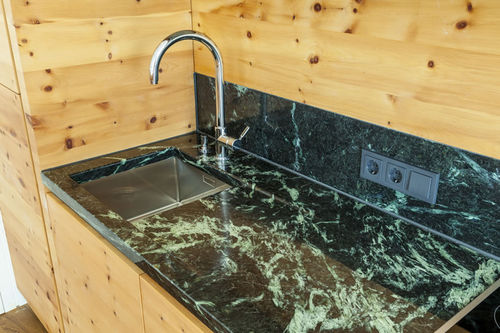 Tampo de bancada em pedra natural - TAUERN - Lauster Steinbau GmbH Natursteinwerke - para cozinha