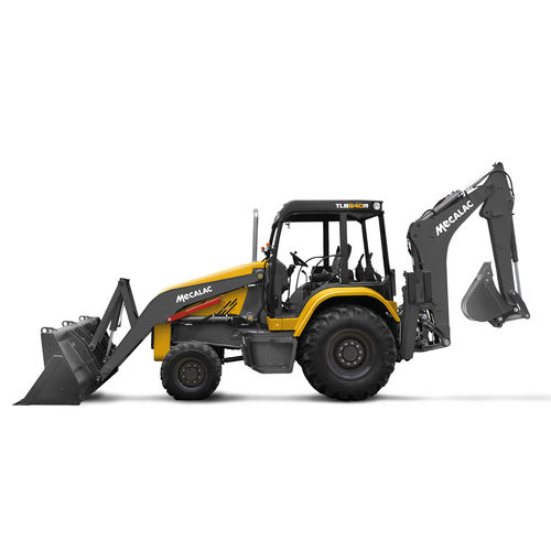 Escavadora-carregadora ergonômica - TLB840R - MECALAC Baumaschinen GmbH - frontal / multifuncional / convencional
