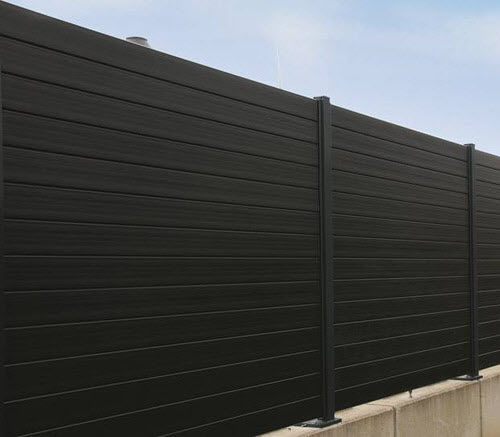 Cerca antirruído - THOMTEK® PERILUX - NATURinFORM GmbH - de réguas / para jardim / em aço galvanizado