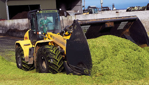 Carregadeira de rodas - W190C - New Holland Construction - a diesel / para obras