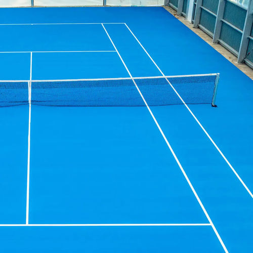 Piso esportivo para ambiente externo - MASTERS 5 - Polytan GmbH - em acrílico / em compósito / em compósito