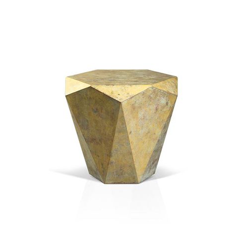 Mesa lateral de design original - STEALTH - BRETZ - em MDF / em alumínio / com base em alumínio