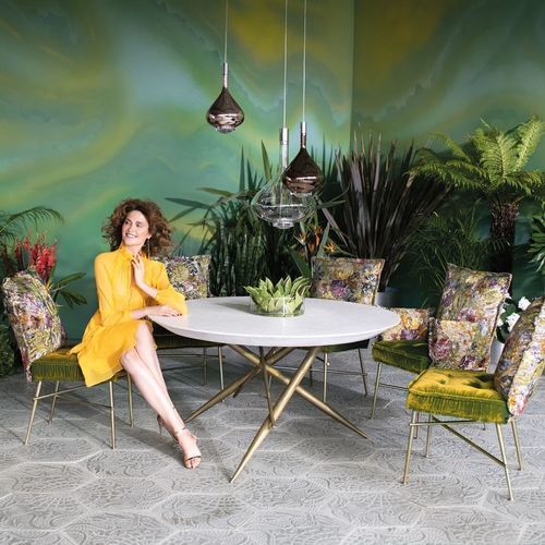 Mesa de jantar contemporânea - OHLINDA - BRETZ - em carvalho / em madeira maciça / em MDF