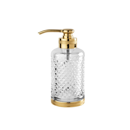 Dispensador de sabonete da linha comercial - FS08C-631 - Cristal&Bronze - da linha residencial / de instalação livre / em latão
