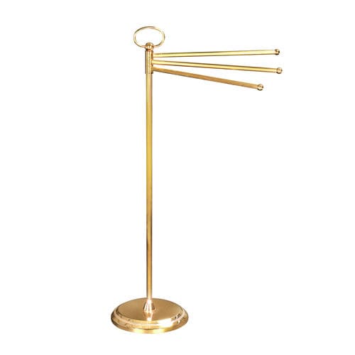 Toalheiro com 3 barras - FS01-6114 - Cristal&Bronze - de piso / em latão