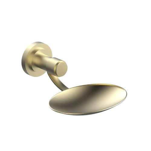 Saboneteira de parede - C23-514 C&Eacute;LESTE - Cristal&Bronze - em latão