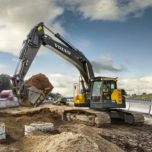 Escavadeira de esteiras - ECR355E - Volvo Construction Equipment Germany GmbH - giratória / com raio de giro curto / para obras