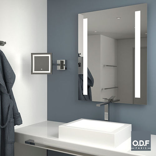 Espelho para banheiro de parede - 7185 01 01 - ODF Paris - para hotel / contemporâneo / retangular