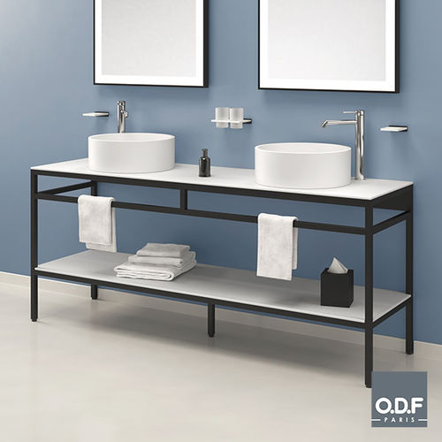 Gabinete de banheiro duplo - 3A180 24 - ODF Paris - de piso / em alumínio / em Fenix NTM