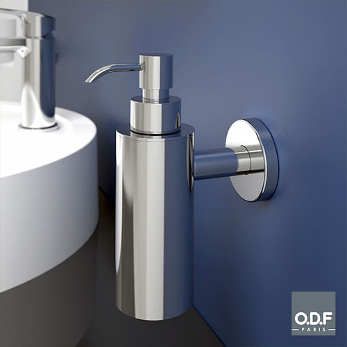 Dispensador de sabonete para hotel - 8660 01 01 - ODF Paris - de parede / em latão cromado / manual