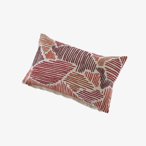 Almofada para ambiente interno - FEUILLAGE - CINNA - retangular / estampada / da linha comercial