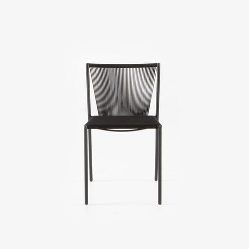 Cadeira contemporânea - STRESA - CINNA - para ambiente interno / para ambiente externo / em aço