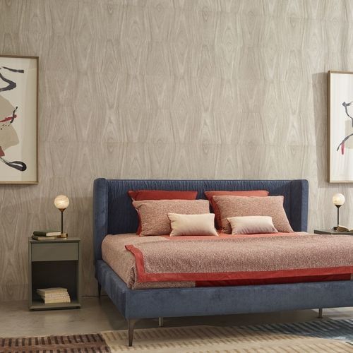 Criado-mudo contemporâneo - INTRALOG - ROCHE BOBOIS - em madeira / com base em madeira / retangular