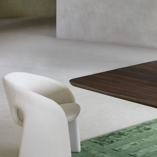 Cadeira contemporânea - CELESTE 2 - ROCHE BOBOIS - para ambiente interno / em tecido / estofada