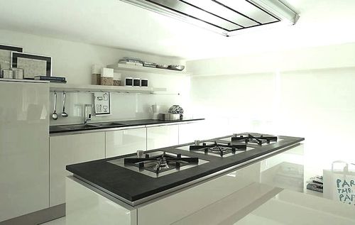 Cozinha contemporânea - SLATE NATURAL - Ardesia Mangini A & D snc - em ardósia / sem puxadores / fosca