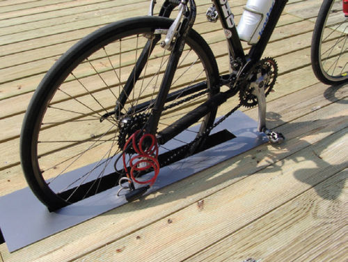 Bicicletário de piso - PARABICI - EUROBOLLARD - para espaço público / em aço inoxidável / da linha comercial