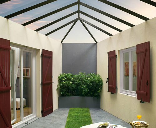 Porta-balcão de abrir - MAXITHERM - Saint Gobain GIMM menuiseries - em PVC