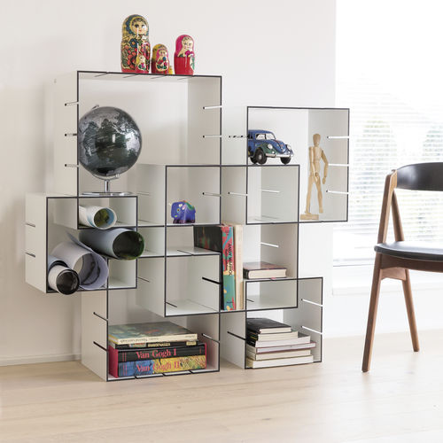 Estante de parede - KONNEX - Mueller Moebelwerkstätten - modular / contemporânea / em HPL