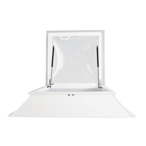 Claraboia para terraço de cobertura - TELESCOPICAL - Plásticos y Claraboyas Matilla - para ventilação / com esquadria / em alumínio