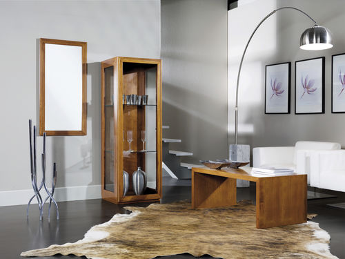 Vitrina contemporânea - Q-BOX ROSSO - F.LLI MIRANDOLA SAS - em madeira