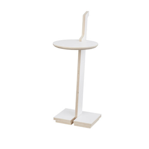 Mesa contemporânea - Tojo Lesestelle - Tojo - em bétula / em madeira pintada / com base em madeira