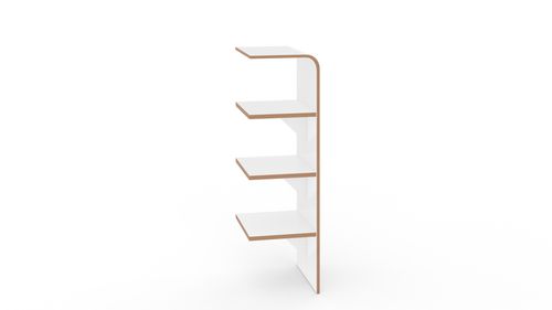 Estante de parede - SCHUH - Tojo - contemporânea / em MDF / com sapateira