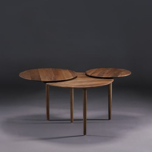 Mesa de centro contemporânea - TRIPLE - Artisan Solid Wood Furniture - em carvalho / em nogueira / em cerejeira