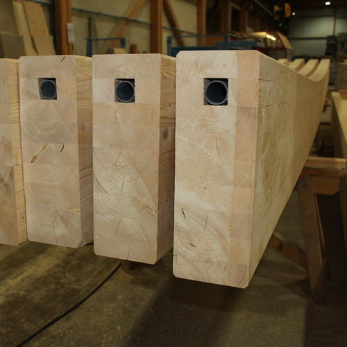 Viga pré-fabricada - Artbois SA - em madeira laminada colada / de seção retangular / em arco