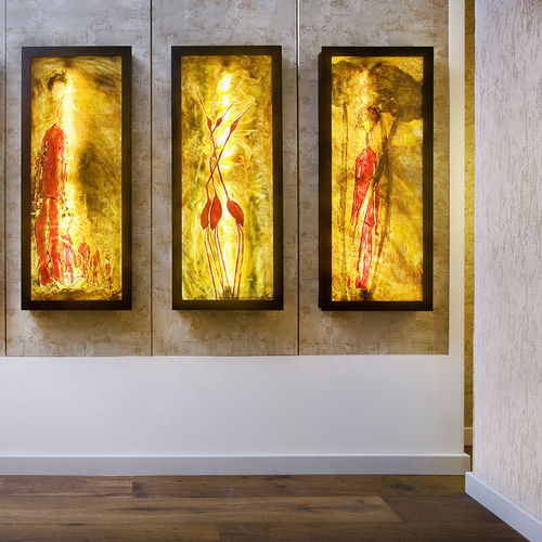 Gravura impressa em vidro - Shakuff - exotic glass lighting & decor