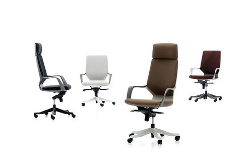 Poltronas de escritório contemporânea - SWAN - Burotime Office Furniture - em tecido / em alumínio / com altura ajustável