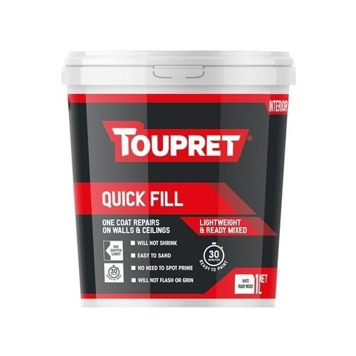 Reboco de enchimento - QUICK FILL - TOUPRET - para ambiente interno / para gesso / para tijolo