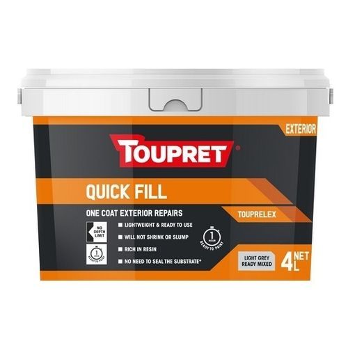 Reboco de enchimento - TOUPRELEX - TOUPRET - para ambiente interno / para ambiente externo / para gesso