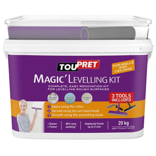 Argamassa decorativa - MAGIC'LEVELLING KIT - TOUPRET - de alisamento / para ambiente interno / para parede