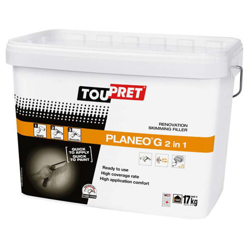 Argamassa decorativa - PLANEO® G 2IN1  - TOUPRET - de acabamento / para ambiente interno / para gesso