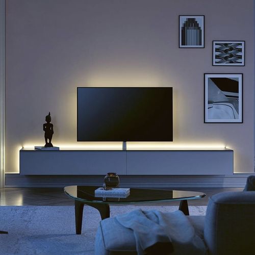 Rack de TV contemporâneo - SCALA - Spectral Audio Möbel GmbH - com iluminação embutida / com dock station para iPhone/iPod® / em madeira