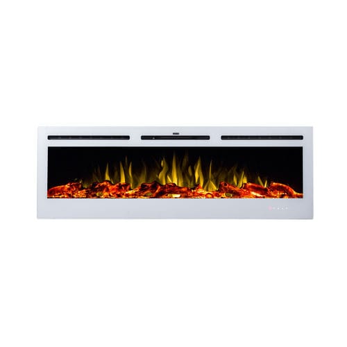 Lareira elétrica - NOBLE FLAME PARIS WHITE - muenkel design - de embutir / Face única / fechada