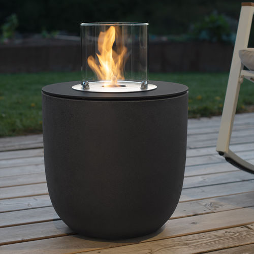 Lareira ecológica a bioetanol - VIGO - muenkel design - de instalação livre / para ambiente externo / fechada