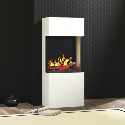 Lareira elétrica - BERGAMO FLIP LIGHT 980 - muenkel design - de instalação livre / Face única / aberta